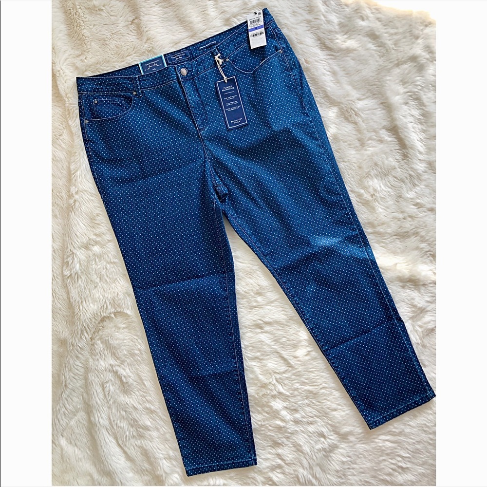 NWT Charter Club Polka Dot Slimming Pants
